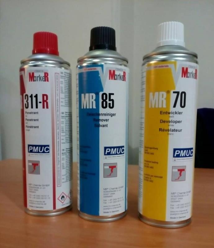 ست اسپری تست مایعات نافذ PT ام آر شیمی  MR-CHEMIE