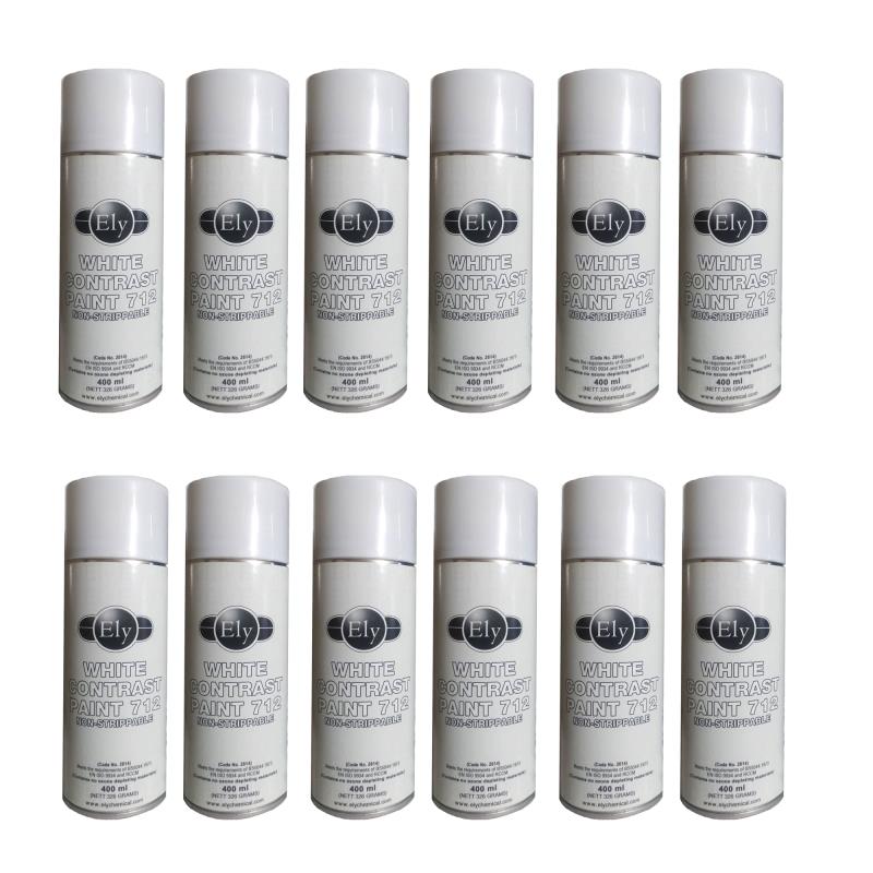 اسپری WHITE ذرات مغناطیسی الی ELY WHITE CONTRAST PAINT 712