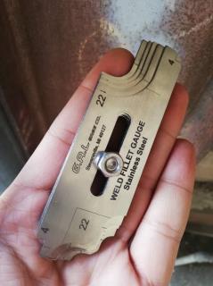 گیج جوشکاری فیلت (fillet welding gauge)