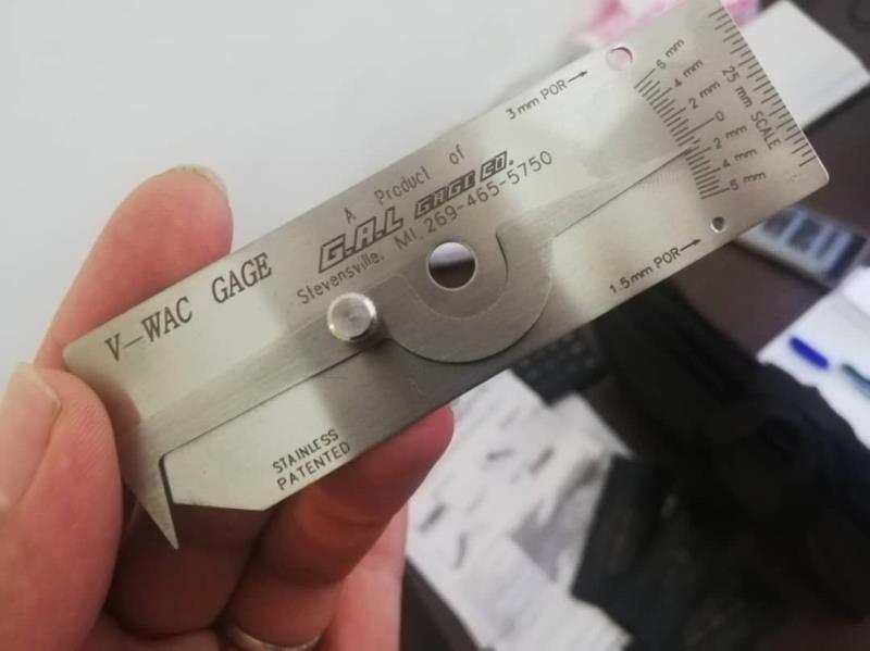 گیج جوشکاری وی وک (وی واک) WAC GAUGE CAT5V G.A.L GAGE