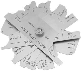 گیج جوشکاری فیلت/fillet welding gauge