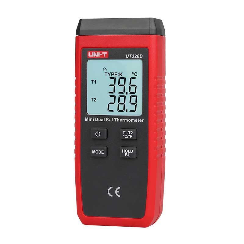ترمومتر دوکانال یونیتی مدل UNI-T UT-320D