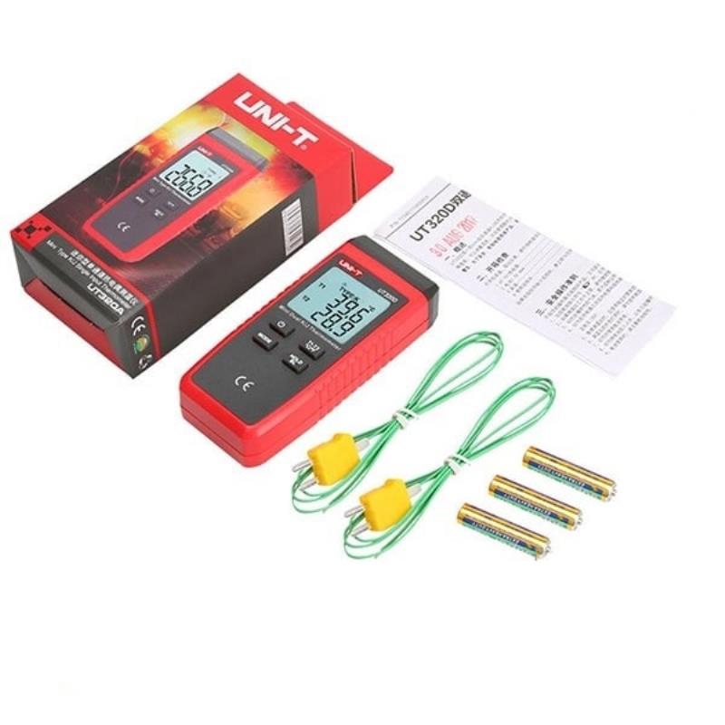 ترمومتر دوکانال یونیتی مدل UNI-T UT-320D