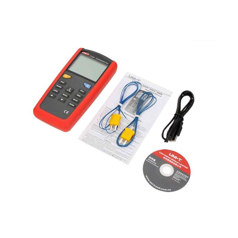 ترمومتر دوکاناله یونیتی مدل UNI-T UT-325
