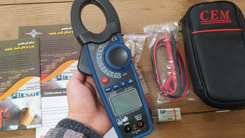 آمپرمتر کلمپی AC/DC مدل DT3347