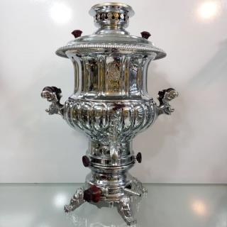 سماور گازی اکبر برادران مدل ۲۰۰۲ پایه زغالی