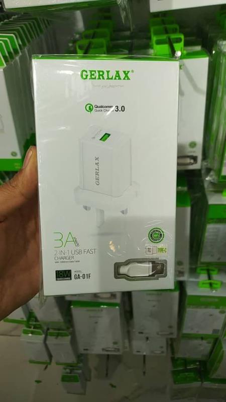 GERLAX شارژر فست مدل GA-01F میکرو و تایپ سی