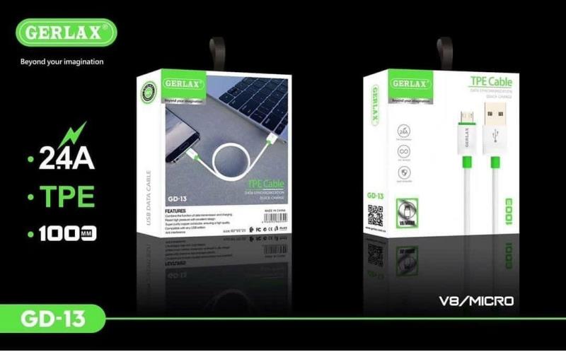 GERLAX کابل فست شارژ  مدل G13 میکرو