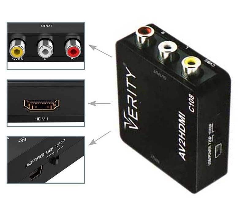 تبدیل Verity C108 AV to HDMI