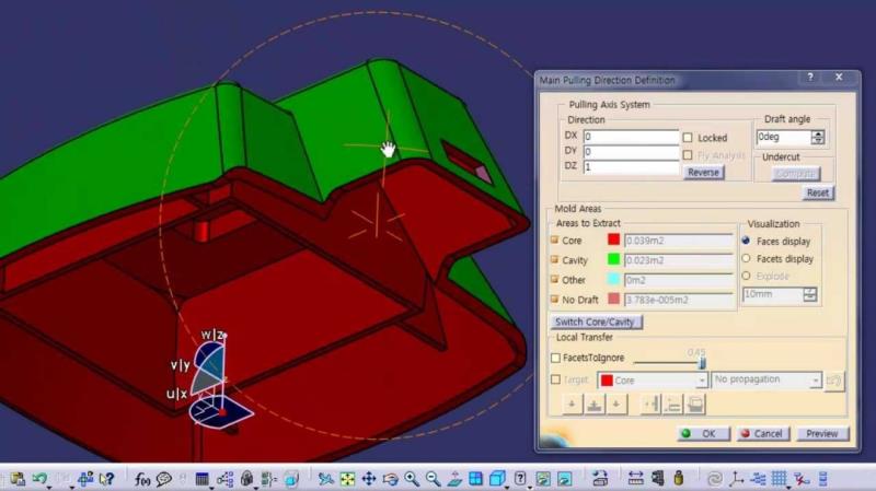 Core & cavity design