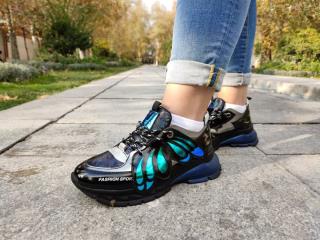 کتانی فشن اسپورت پروانه ای دخترانه