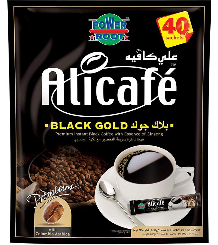 علی کافه بلکblak gold بسته 40 عددی