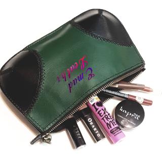 کیف لوازم آرایشی چرم طبیعی