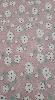 پارچه مخصوص ملحفه ای طرح ابرو بادی