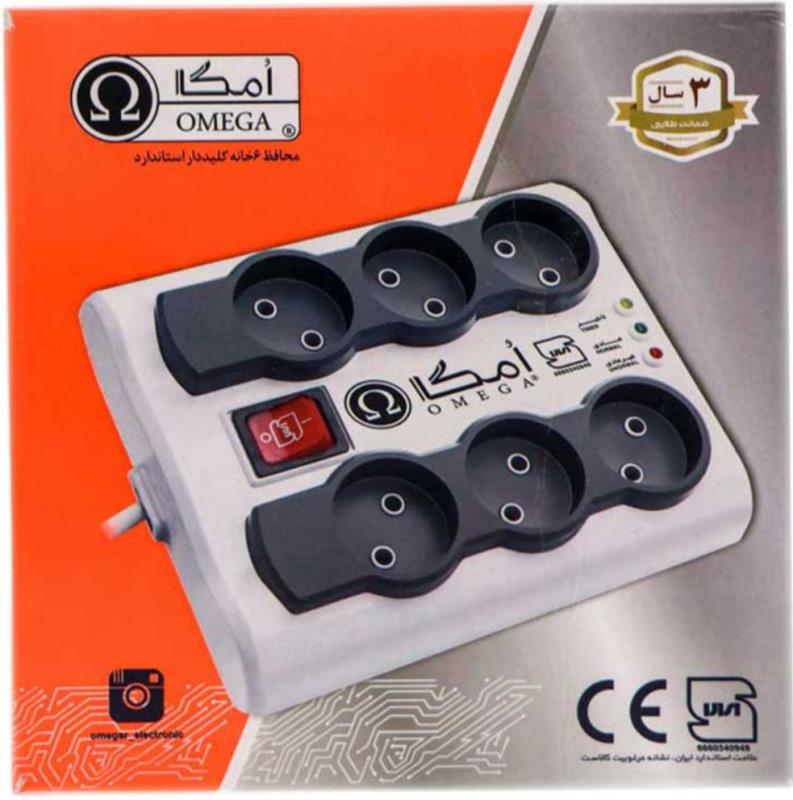 محافظ برق ۳متر omega