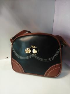 كيف شانل. دخترانه زنانه دورنگ قهوه اي ومشگي جادار. دو زيپ