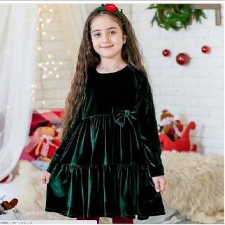 پیراهن مخمل دخترانه