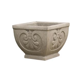 گلدان سنگ کلاسیک مربع