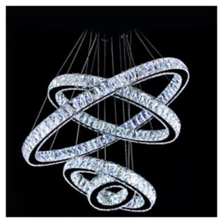 لوستر کریستال طرح چهار حلقه