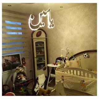 لوستر کریستالی مدرن اتاق خواب