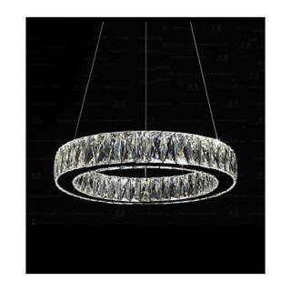 لوستر کریستالی مدرن تک حلقه 40cm