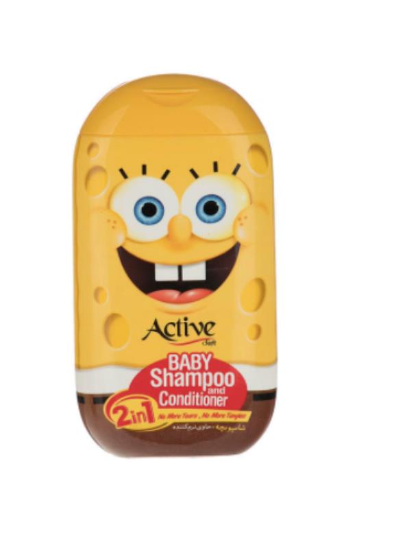 شامپو بچه اکتیو مدل Sponge Bob مقدار 280 گرم