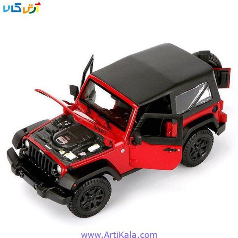 ماکت ماشین جیپ رانگلر 2014 – Jeep Wrangler 1/18