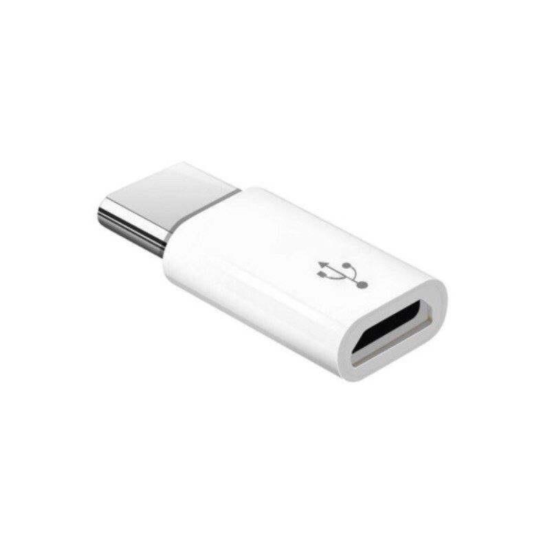 مبدل micro USB به TYPE-C سفید