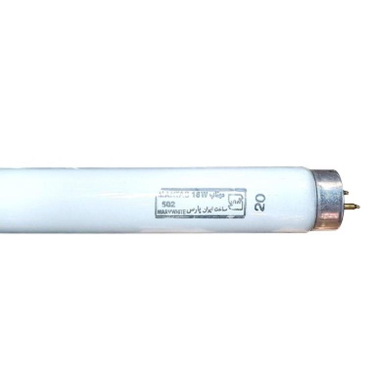 لامپ مهتابی 18 وات پارس مدل 502 بسته 2 عددی