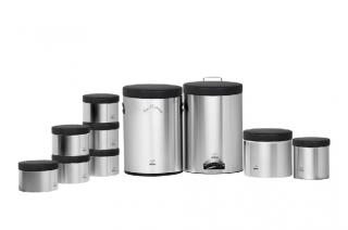 سرویس جهیزیه 10 پارچه استیل مشکی در فلزی