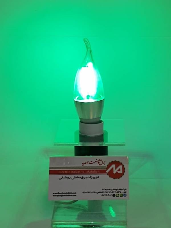 لامپ شمعی سبزSMD