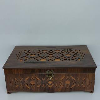 جعبه تی بگ و تنقلات چوبی