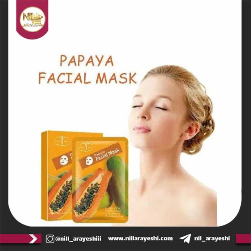 ماسک صورت ورقه ای پاپایا آیچون بیوتی | Papaya facial mask