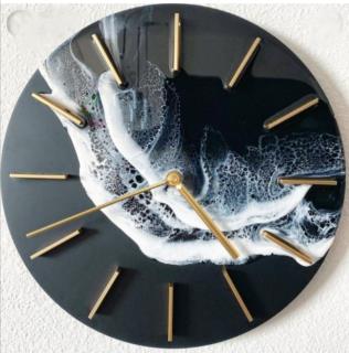 کد 5_ساعت چوبی رزینی