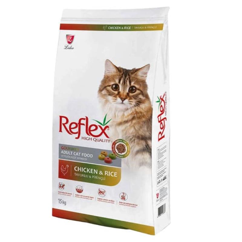 غذای خشک گربه بالغ رفلکس مولتی کالر15کیلوگرمی
