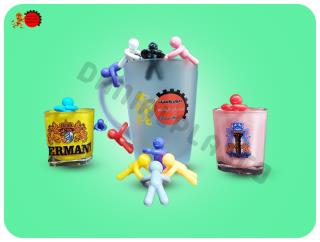 آدمک نشانگر لیوان (۶عددی) دانیال پلاستیک