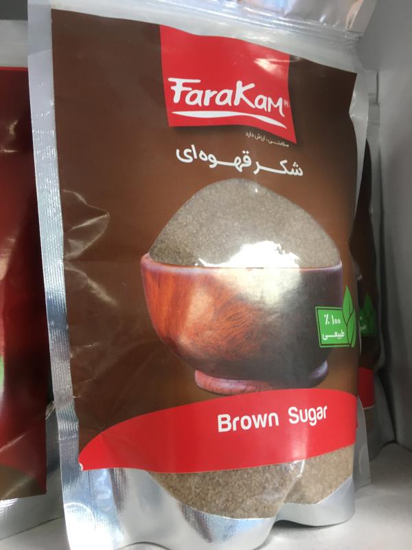 شکر قهوه‌ای بدون قند کامور KAMVAR