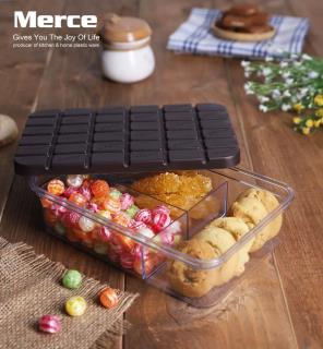 ظرف شکلات۳خانه مرسه