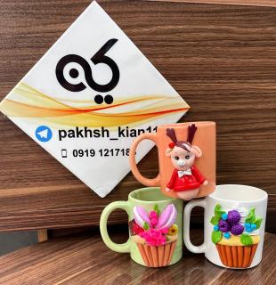 ماگ عروسک خمیری