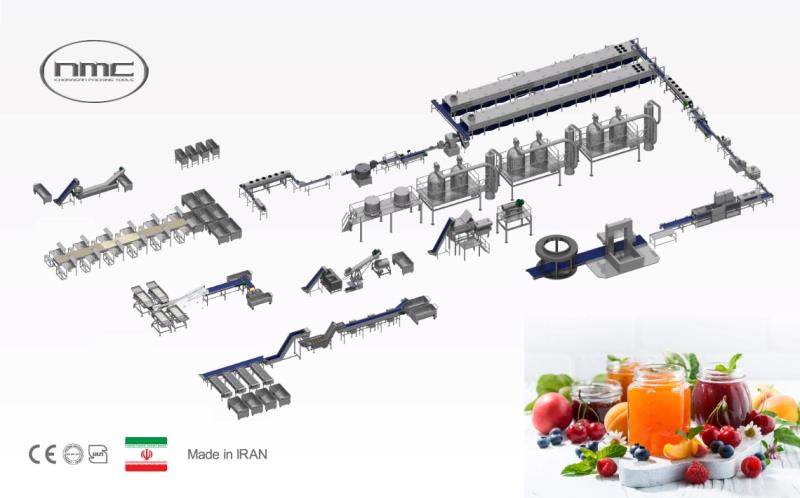 ماشین آلات خط تولید و بسته بندی آبمیوه ، شربت ، نکتار و رانی