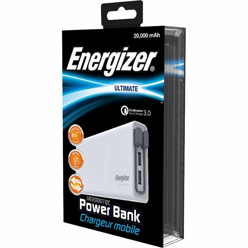 پاور بانک Energizer UE20001QC 20000mAh Power Bank